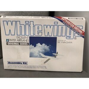 14 WHITE WINGS Excellent Paper Airplanes Original Series 1980 Dr. Y. Ninomiya